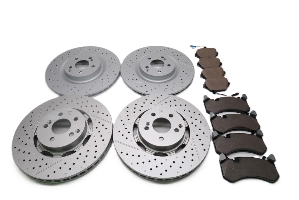Mercedes Gt53 Amg front rear brake pads & rotors TopEuro #2634