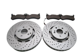 Mercedes Gt53 E63 C63 Cls63 Amg front brake pads & rotors TopEuro #2636