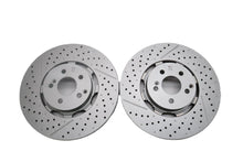 Load image into Gallery viewer, Mercedes Gt53 E63 C63 Cls63 Amg front brake diksc rotors 2pcs TopEuro #2637