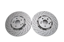 Mercedes Gt53 E63 C63 Cls63 Amg front brake diksc rotors 2pcs TopEuro #2637