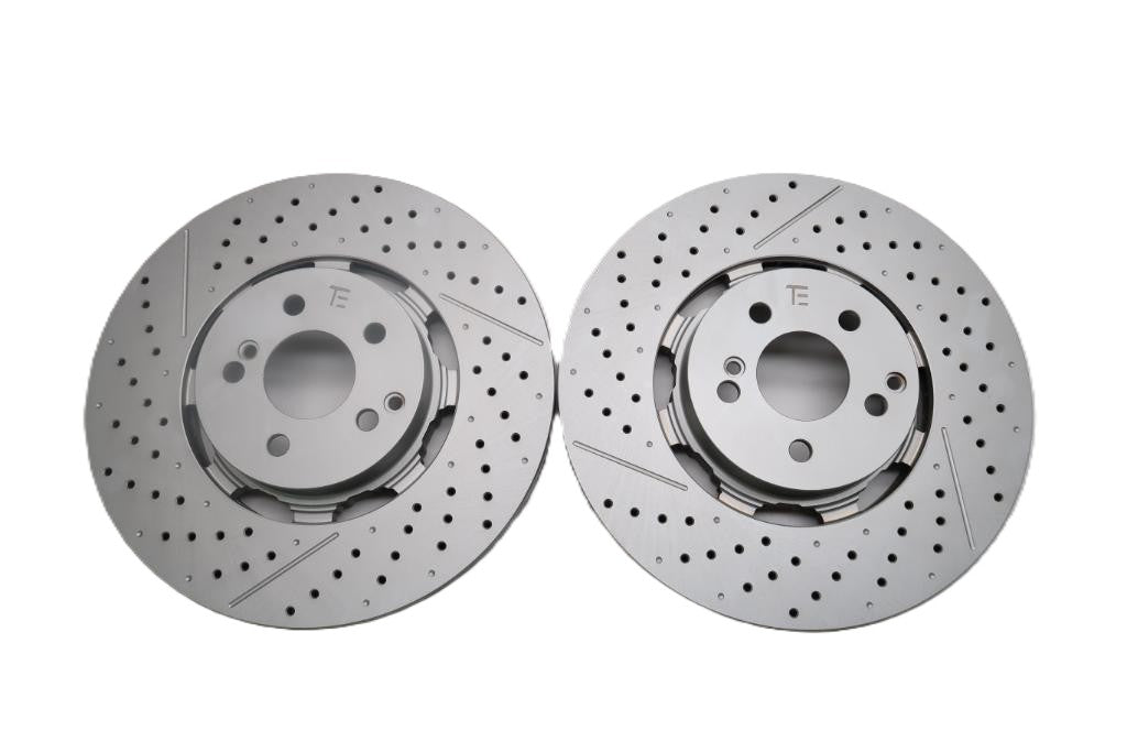 Mercedes Gt53 E63 C63 Cls63 Amg front brake diksc rotors 2pcs TopEuro #2637