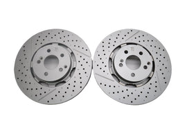 Mercedes Gt53 E63 C63 Cls63 Amg front brake diksc rotors 2pcs TopEuro #2637