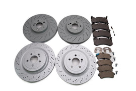 Mercedes Benz C63 Amg front rear brake pads & rotors TopEuro #2645