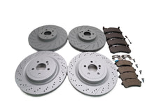 Load image into Gallery viewer, Mercedes Benz C63 Amg front rear brake pads &amp; rotors TopEuro #2645