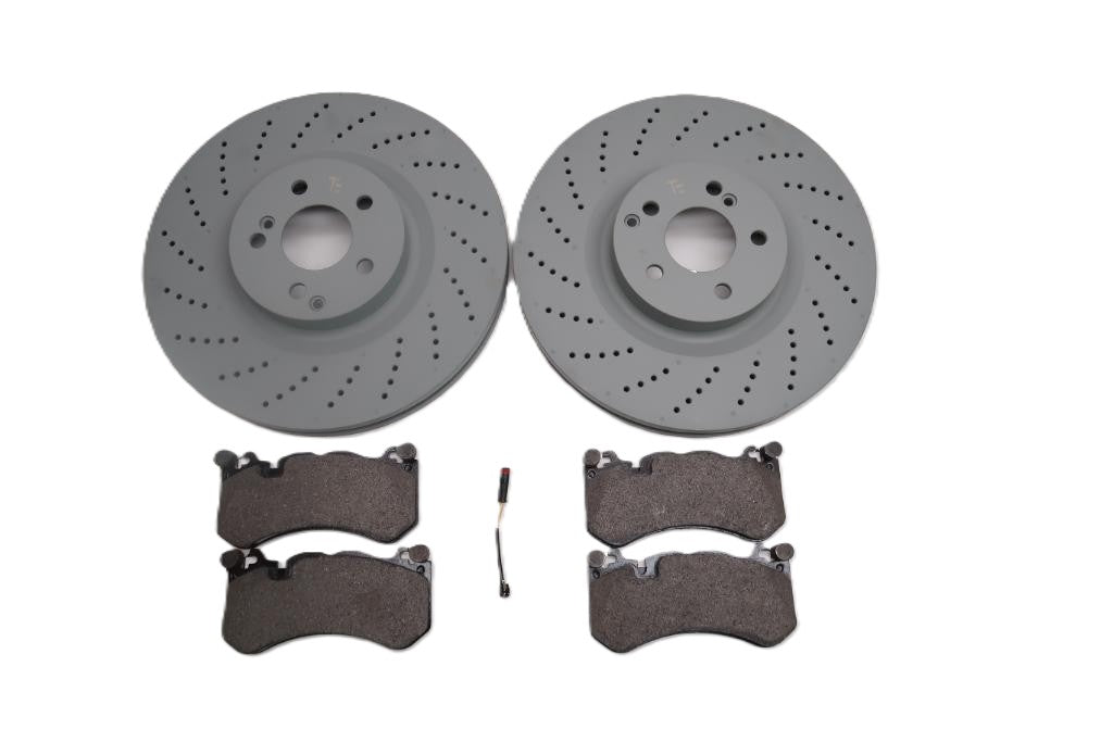 Mercedes Benz C63 Amg front brake pads & rotors TopEuro #2647