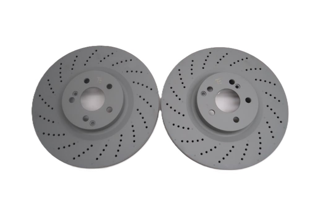 Mercedes Benz C63 Amg front brake disk rotors TopEuro #2648