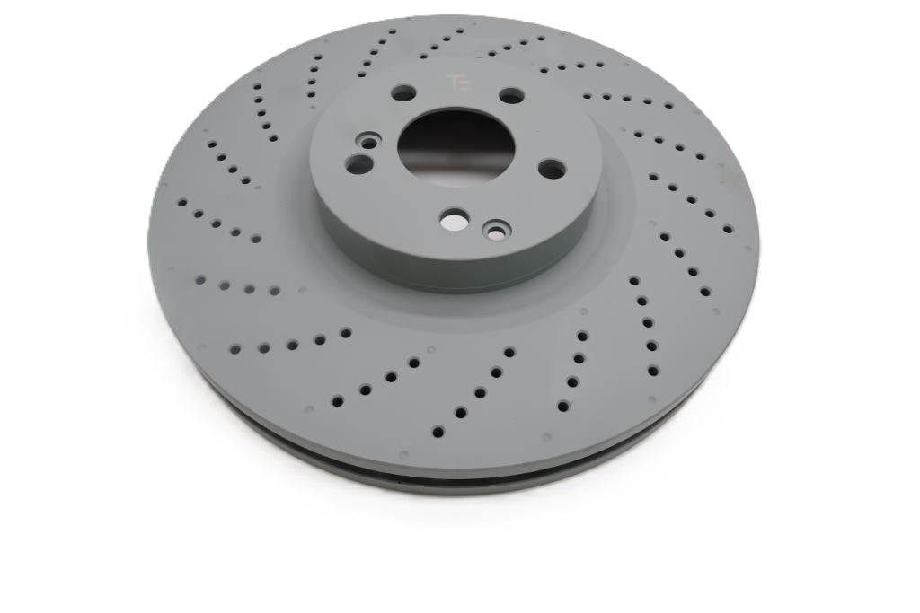 Mercedes Benz C63 Amg front & rear brake disc rotors TopEuro #2646