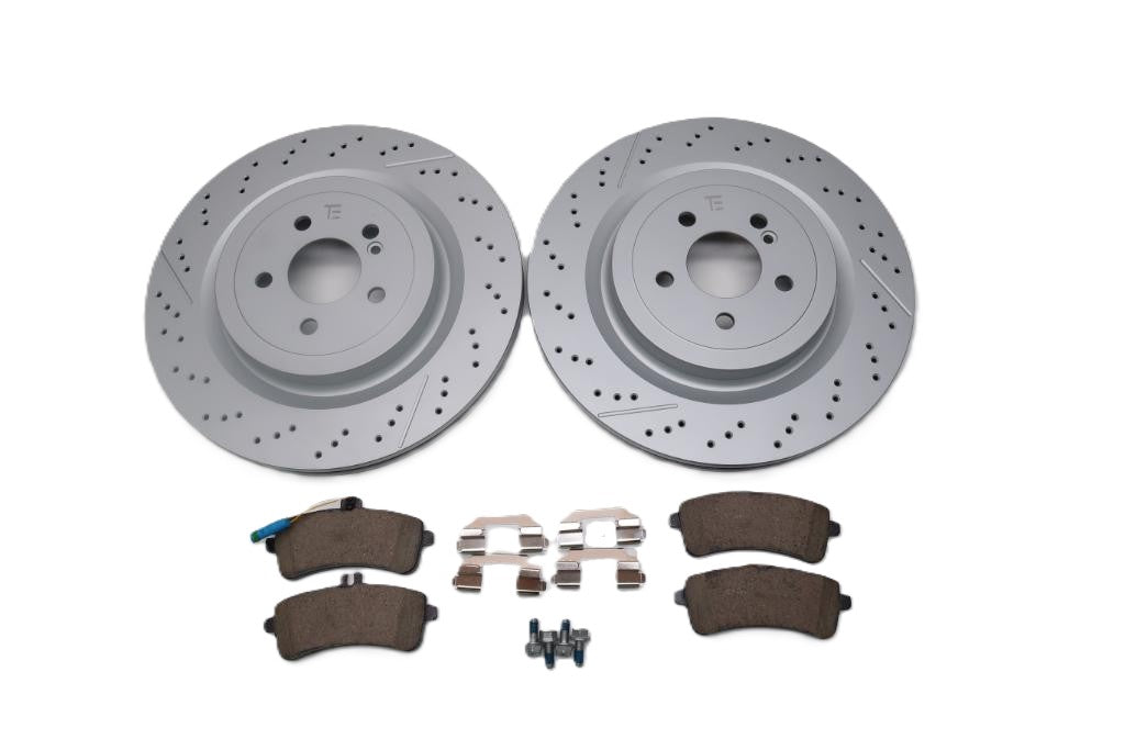 Mercedes Benz C63 Sl63 Sl65 Amg rear brake pads & rotors TopEuro #2650