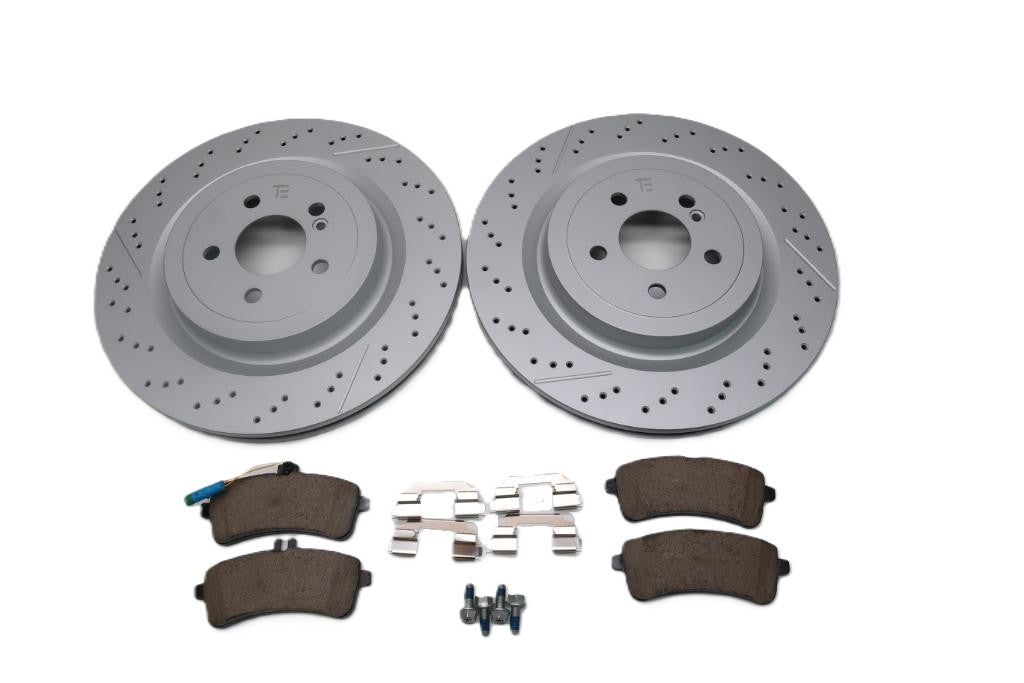 Mercedes Benz C63 Sl63 Sl65 Amg rear brake pads & rotors TopEuro #2650