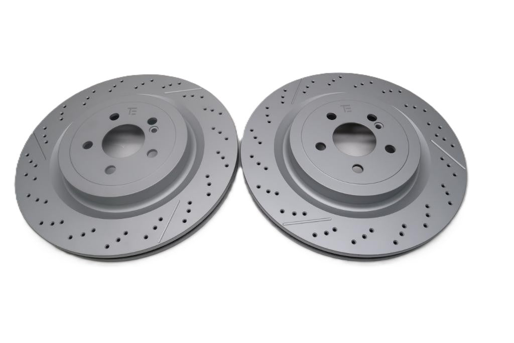Mercedes Benz C63 Sl63 Sl65 Gt63 Gt Amg rear brake disc rotors 2pcs TopEuro #2651