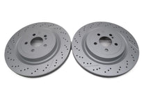 Load image into Gallery viewer, Mercedes Benz C63 Sl63 Sl65 Gt63 Gt Amg rear brake disc rotors 2pcs TopEuro #2651
