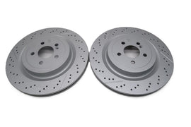 Mercedes Benz C63 Sl63 Sl65 Gt63 Gt Amg rear brake disc rotors 2pcs TopEuro #2651