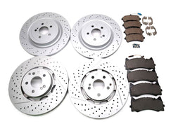 Mercedes Gt front rear brake pads & rotors TopEuro #2667