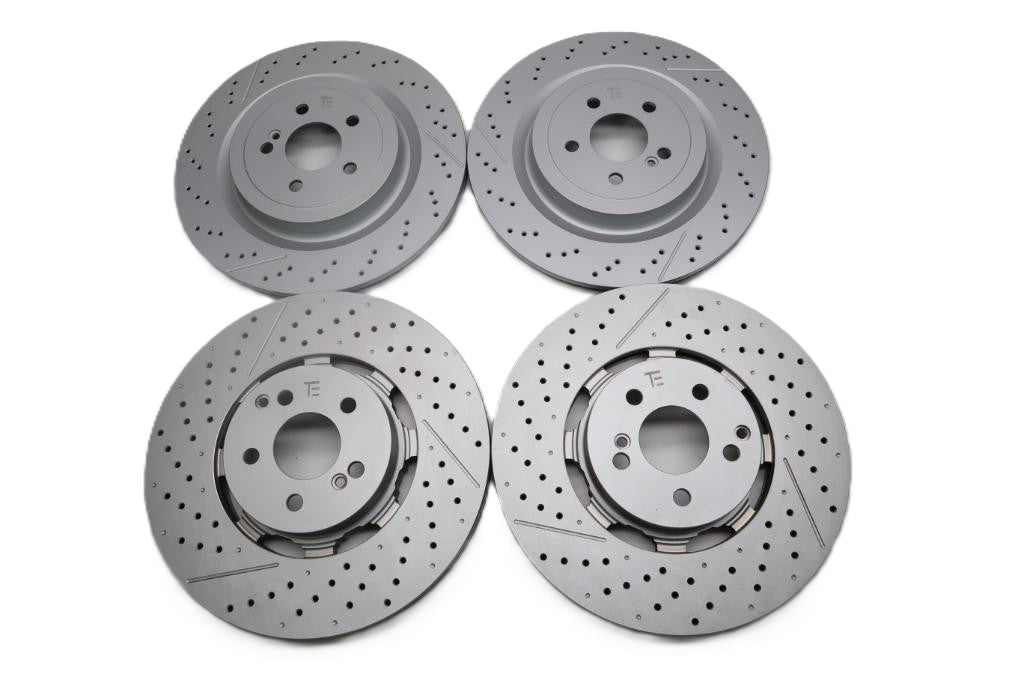 Mercedes Gt front & rear brake disc rotors TopEuro #2668