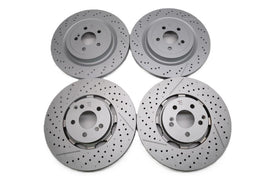 Mercedes Gt front & rear brake disc rotors TopEuro #2668