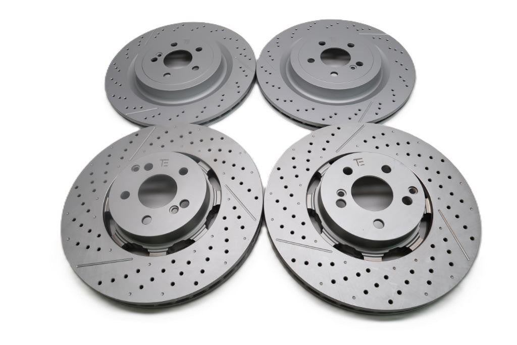 Mercedes Gt front & rear brake disc rotors TopEuro #2668