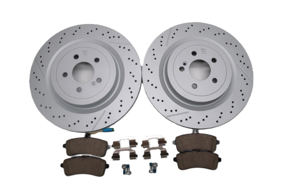 Mercedes Gt C63 Sl63 Sl65 rear brake pads & rotors TopEuro #2672