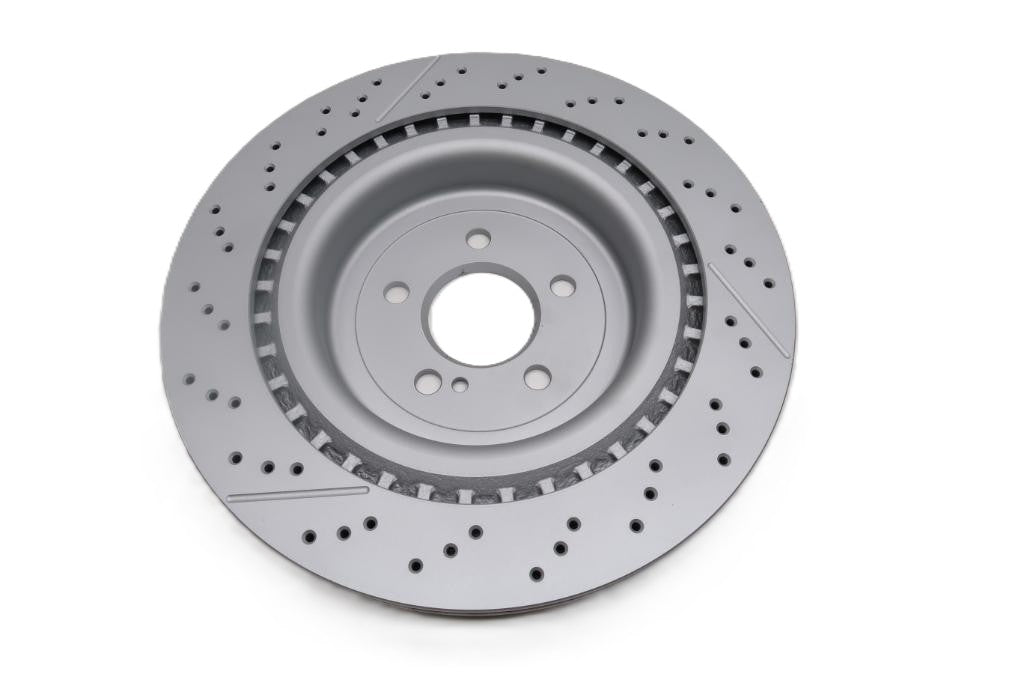 Mercedes Gt C63 Sl63 Sl65 rear brake disc rotor 1pc TopEuro #2674