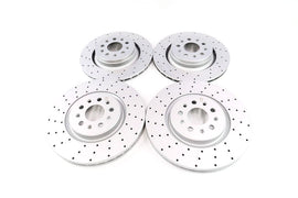 Maserati Levante front rear drilled performance rotors TopEuro #1222