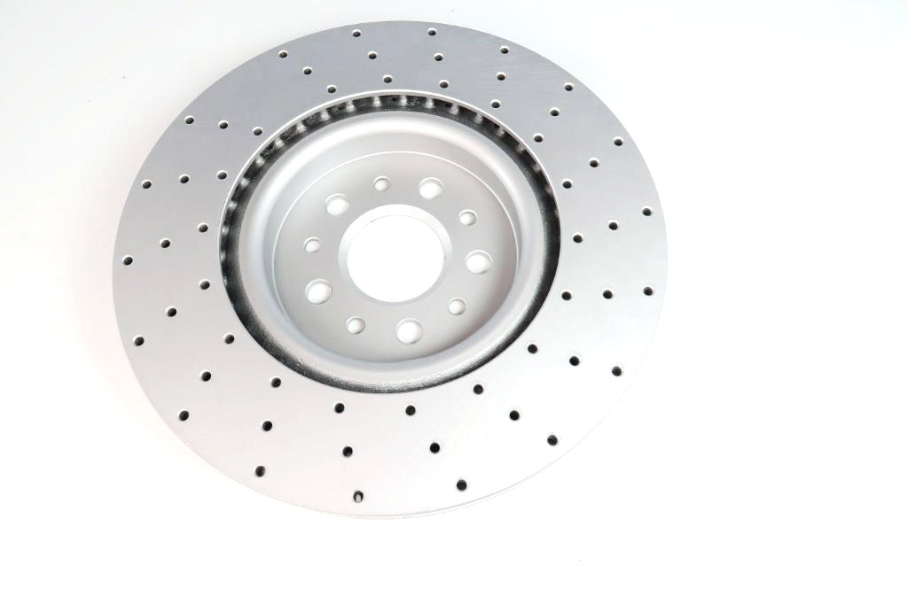 Maserati Levante front brake disc drilled rotors upgrade TopEuro #1223