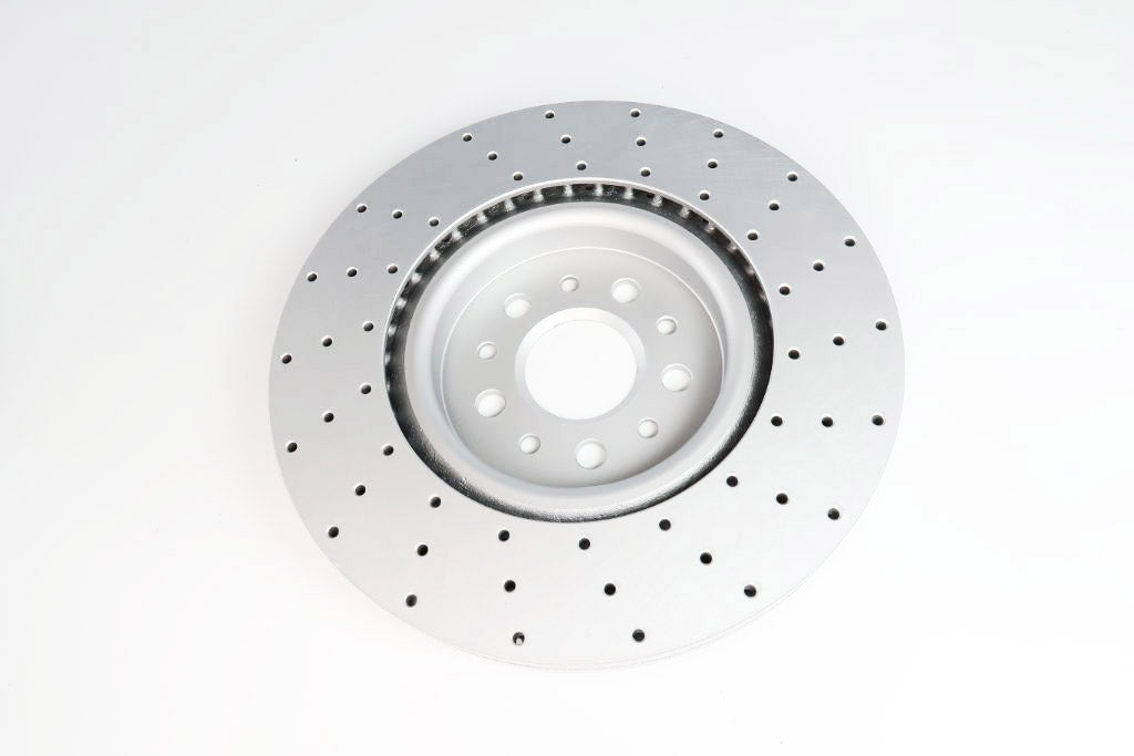 Maserati Levante front brake disc drilled rotors upgrade TopEuro #1223