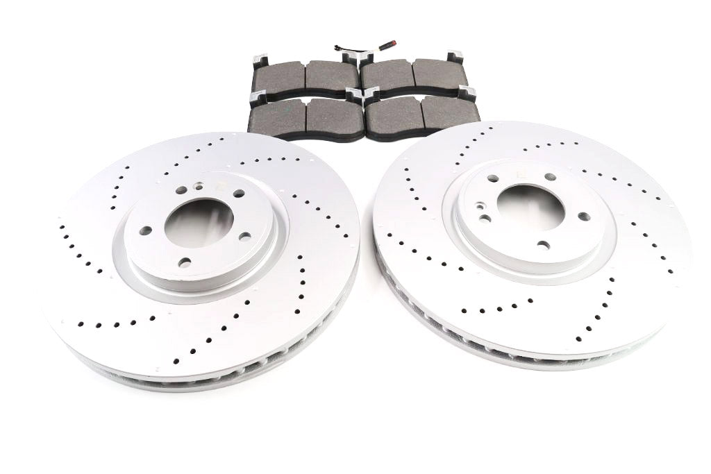 Mercedes G63 front brake pads and rotors TopEuro #1236