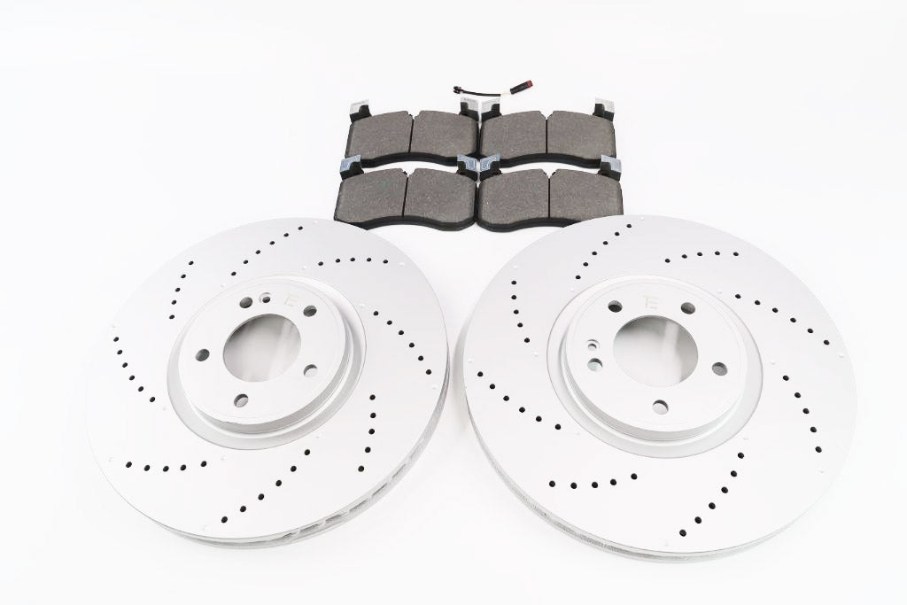 Mercedes G63 front brake pads and rotors TopEuro #1236