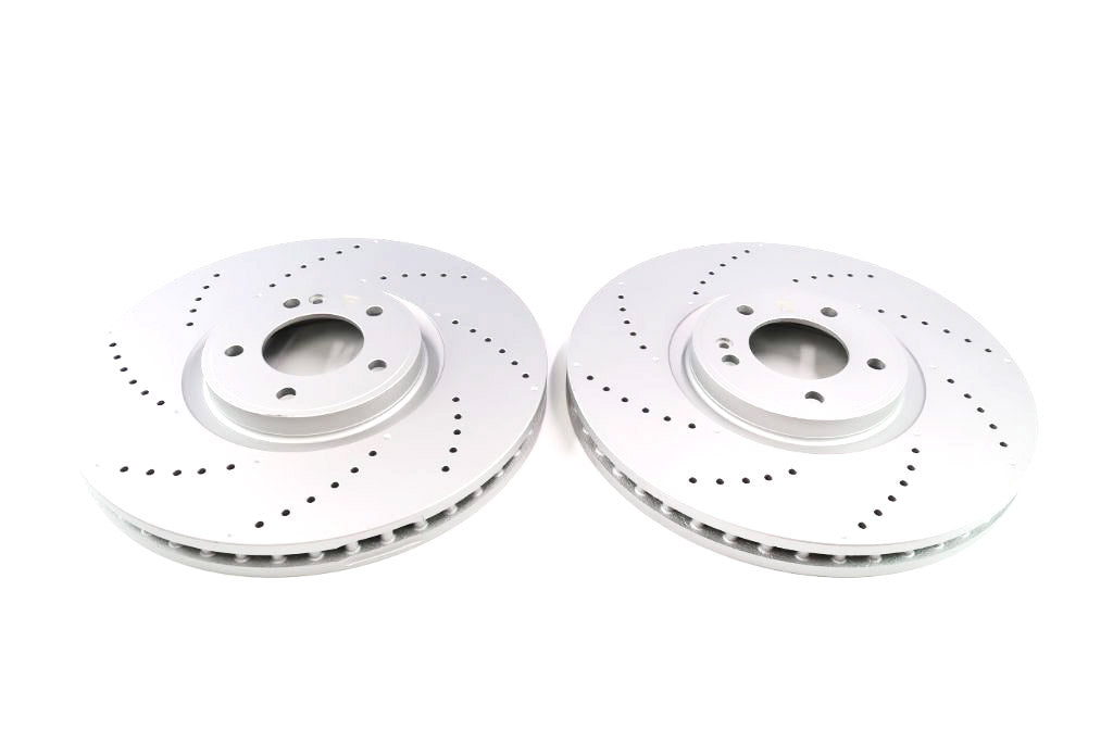 Mercedes G63 front brake disc rotors 2pcs TopEuro #1237