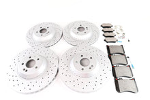 Load image into Gallery viewer, Mercedes S class S550 front rear brake pads &amp; rotors TopEuro #1451