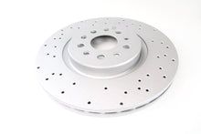 Load image into Gallery viewer, Maserati Ghibli Base front and rear drilled upgraded rotors #1434