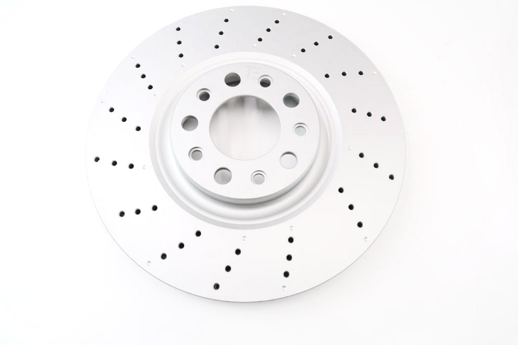 Alfa Romeo Stelvio filters & front rear brake pads rotors drilled upgrade TopEuro #1309