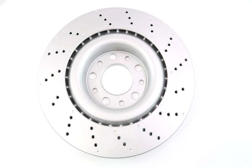 Alfa Romeo Stelvio filters & front rear brake pads rotors drilled upgrade TopEuro #1309