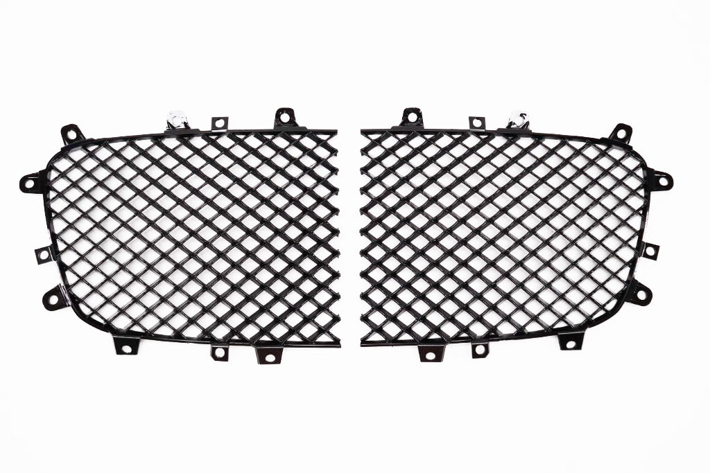 Bentley Continental Gtc Gt Flying Spur front black grille inserts 2pcs #2765
