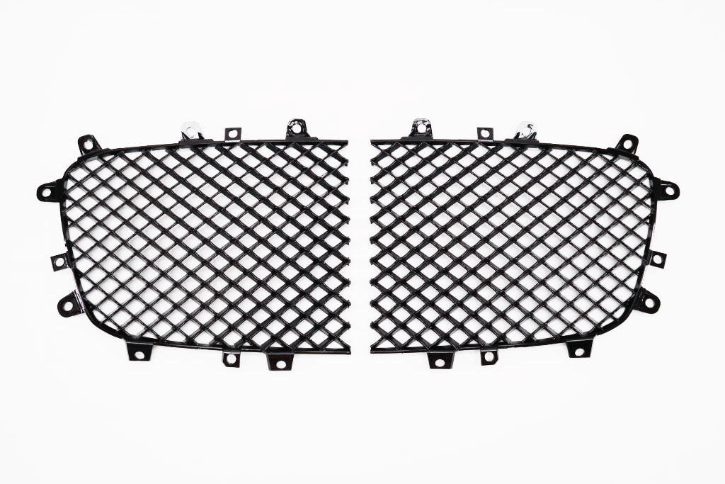 Bentley Continental Gtc Gt Flying Spur front black grille inserts 2pcs #2765