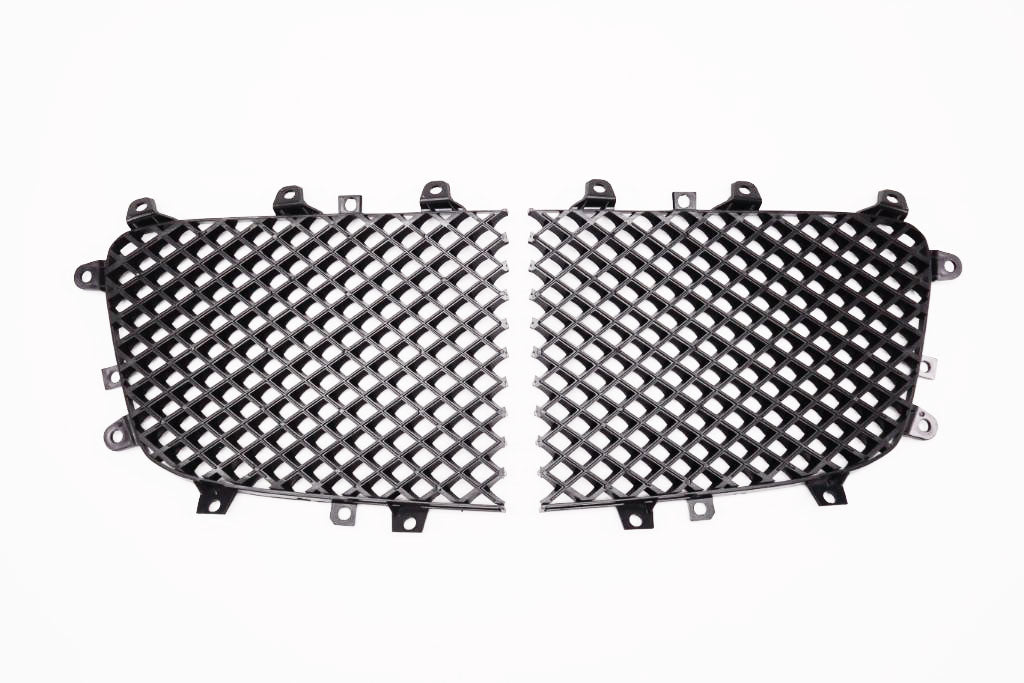 Bentley Continental Gtc Gt Flying Spur front black grille inserts 2pcs #2765