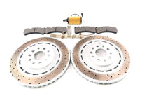 Load image into Gallery viewer, Maserati Ghibli Quattroporte front rear brake pads &amp; rotors Free filter 17-24 #1316
