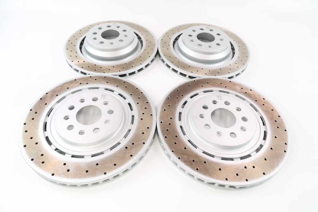 Maserati Ghibli Quattroporte front & rear brake disc rotors 2014-2016 #1334