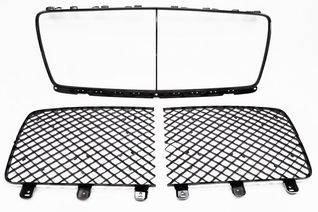 Bentley Bentayga front black grille inserts + trim #2780