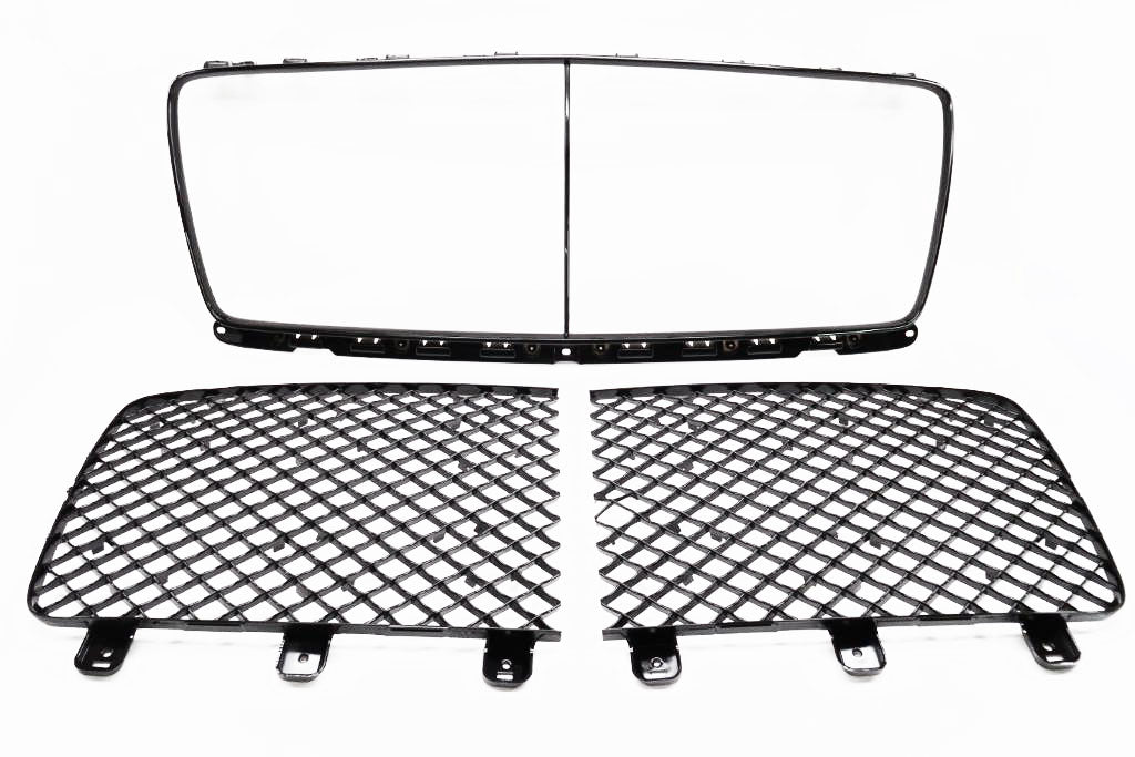 Bentley Bentayga front black grille inserts + trim #2780