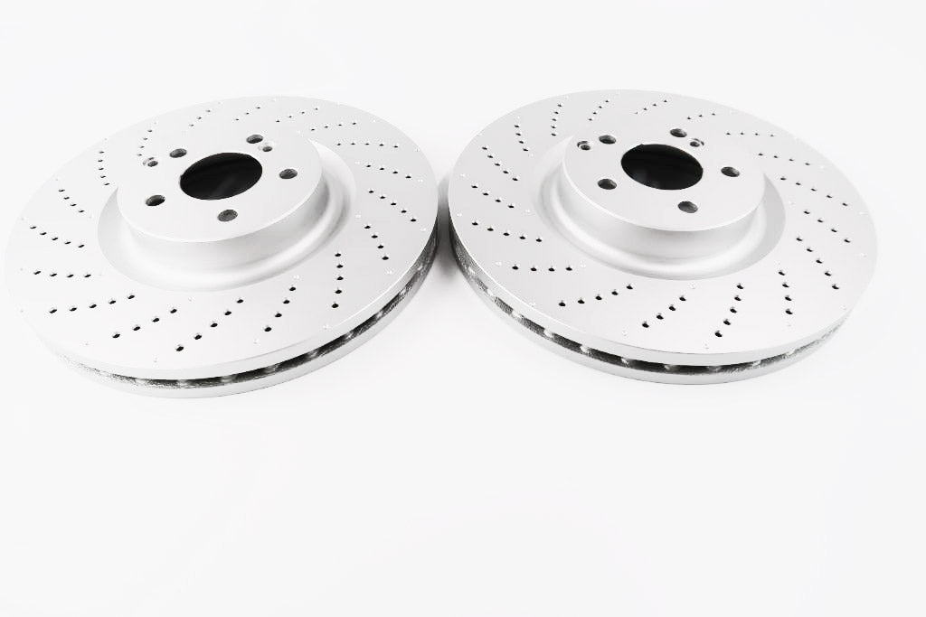 Mercedes C63 Amg front brake disc rotors TopEuro #1454