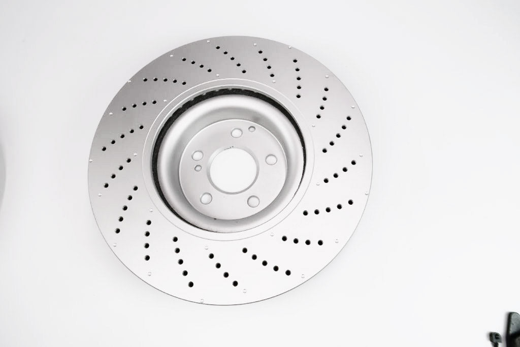 Mercedes C63 Amg front brake disc rotors TopEuro #1454