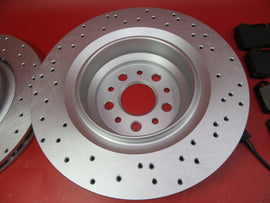 Maserati Ghibli Quattroporte rear brake pads & rotors TopEuro #495