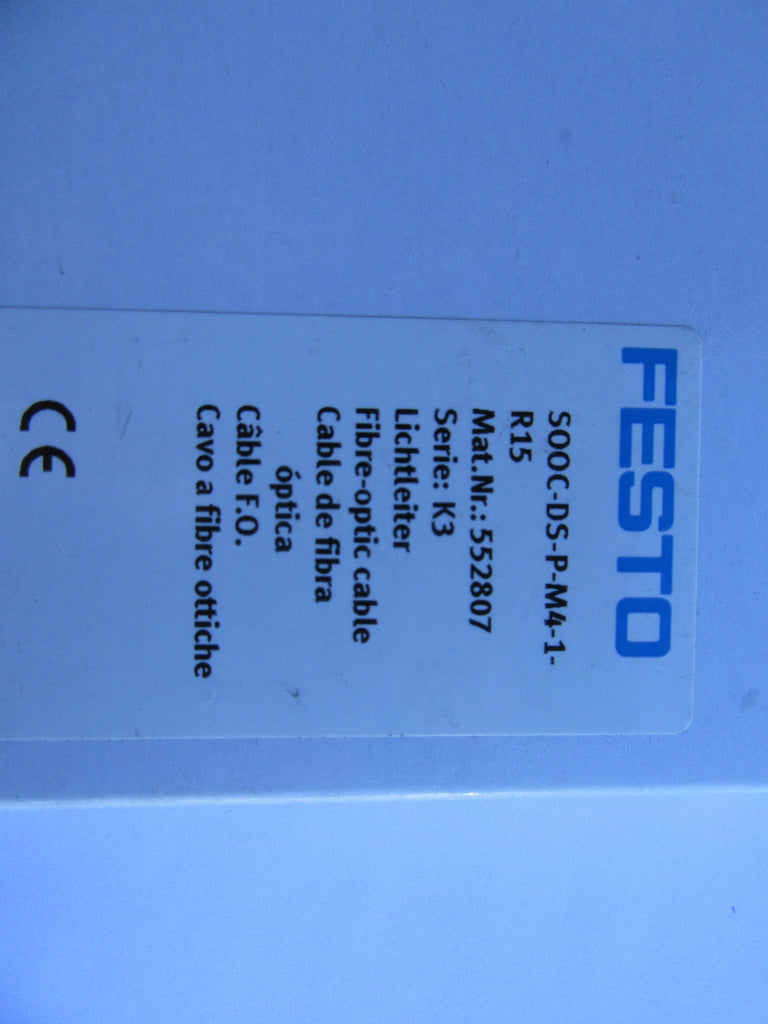 Festo Fiber Optic cable SOOC-DS-P-M4-1-R15 552807