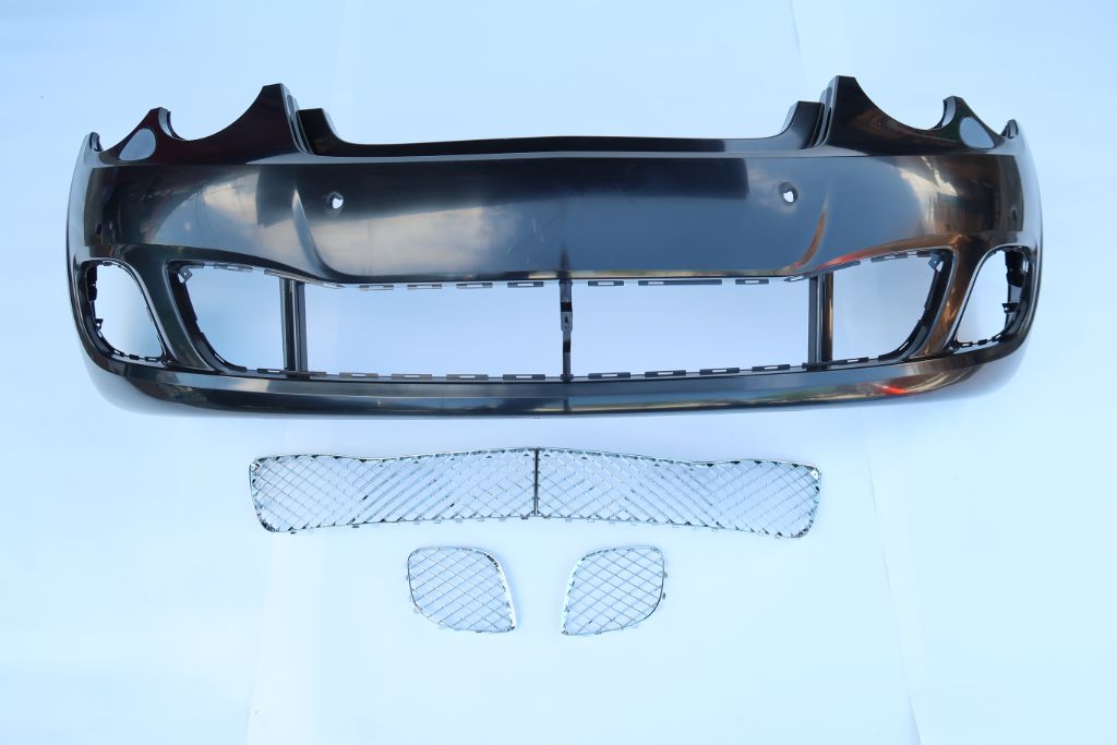 Bentley Continental Gt Gtc Facelift Speed front bumper cover chrome grille #1110