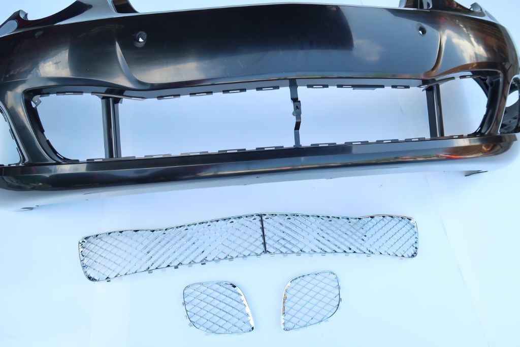 Bentley Continental Gt Gtc Facelift Speed front bumper cover chrome grille #1110