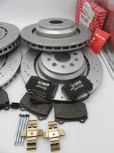 Load image into Gallery viewer, Maserati Ghibli Quattroporte Front Rear Brembo Brake Pads Replacement  Rotors 1510