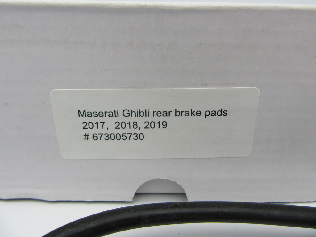 Maserati Ghibli Quattroporte rear brake pads 673005730 2017 - 2024  #1511