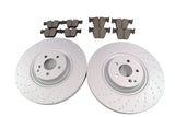 Mercedes S63 S65 Cl63 Cl65 Amg front brake pads rotors TopEuro #1113
