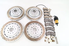 Load image into Gallery viewer, Maserati Ghibli Quattroporte front rear brake pads rotors + oil filter 17-22 #1315